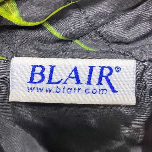 Vintage Blair Quilted Silk Floral Jacket Medium - Picture 2 of 5